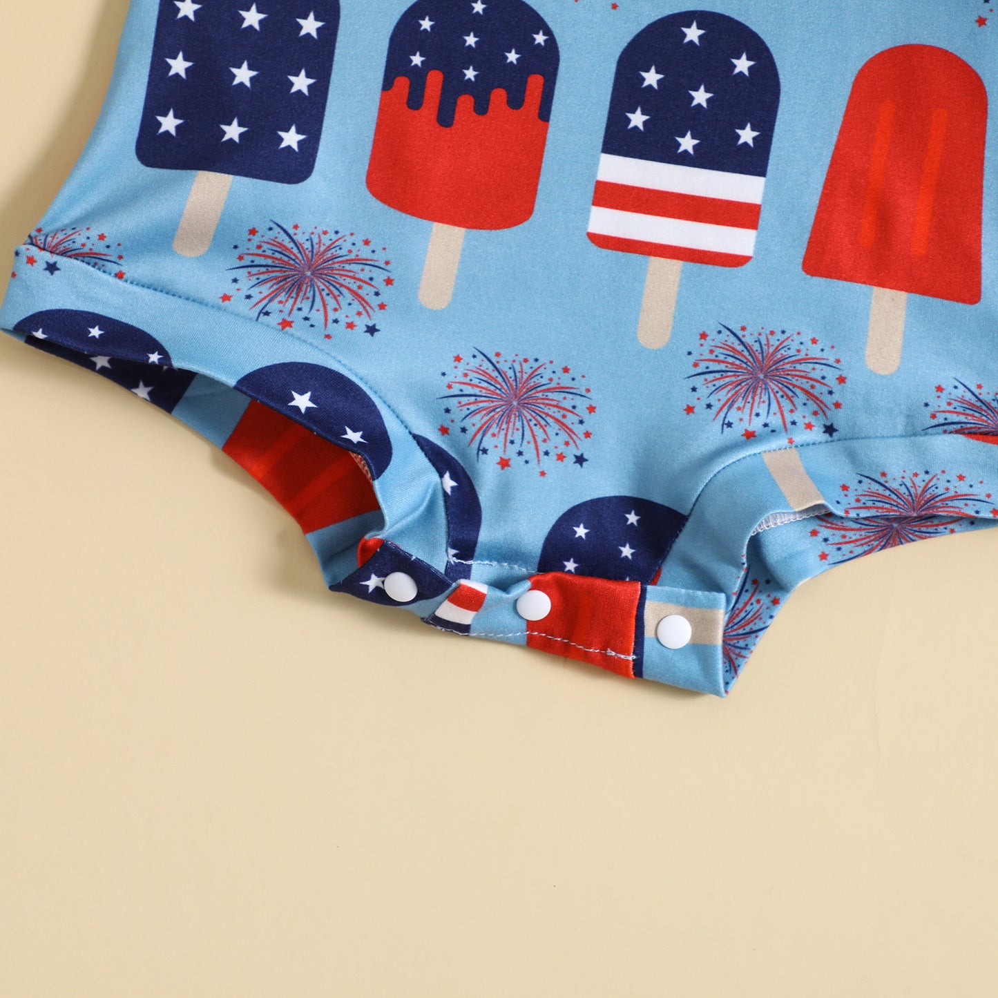 Baby Printed Front Knotted Suspender Pants