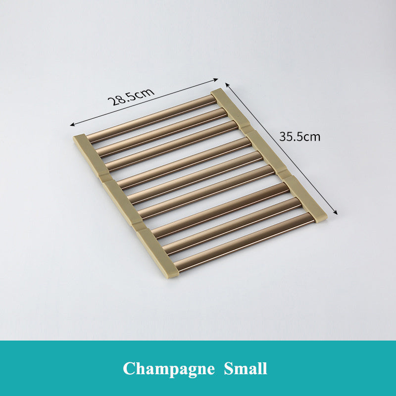Foldable Over-Sink Drain Rack