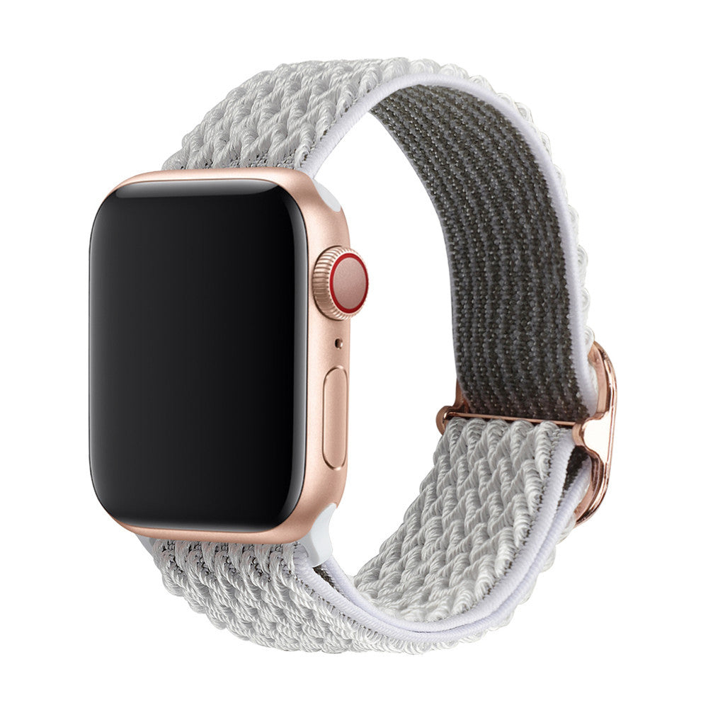 Braided Nylon Adjustable Watch Strap – Apple Watch (38–44mm)