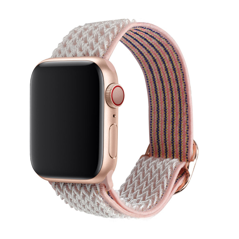 Braided Nylon Adjustable Watch Strap – Apple Watch (38–44mm)