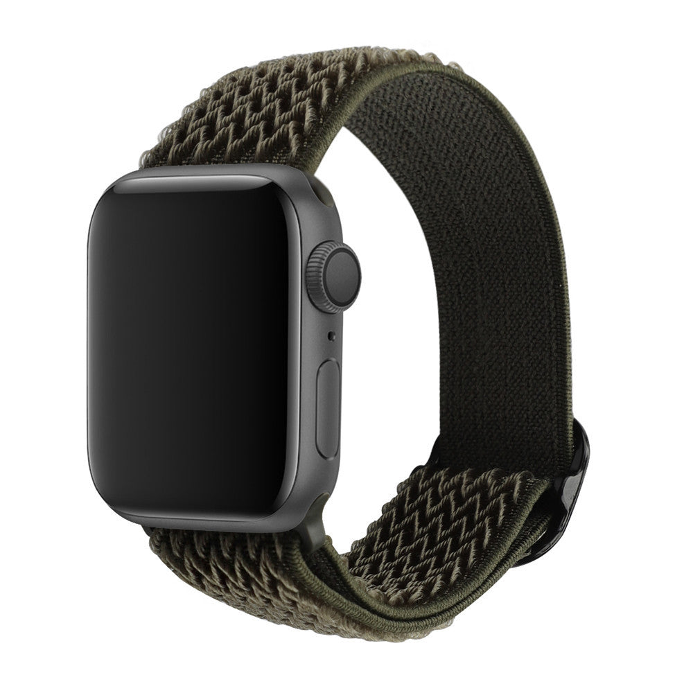 Braided Nylon Adjustable Watch Strap – Apple Watch (38–44mm)