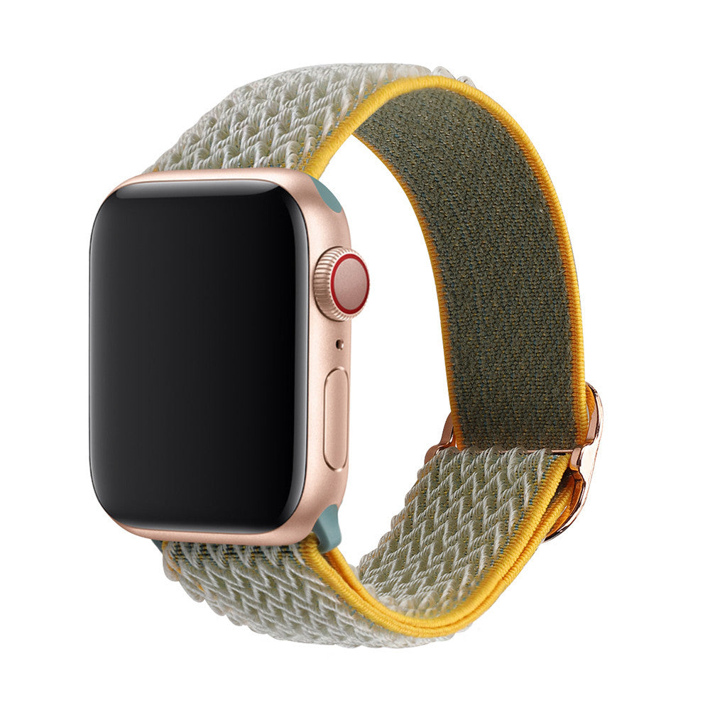 Braided Nylon Adjustable Watch Strap – Apple Watch (38–44mm)