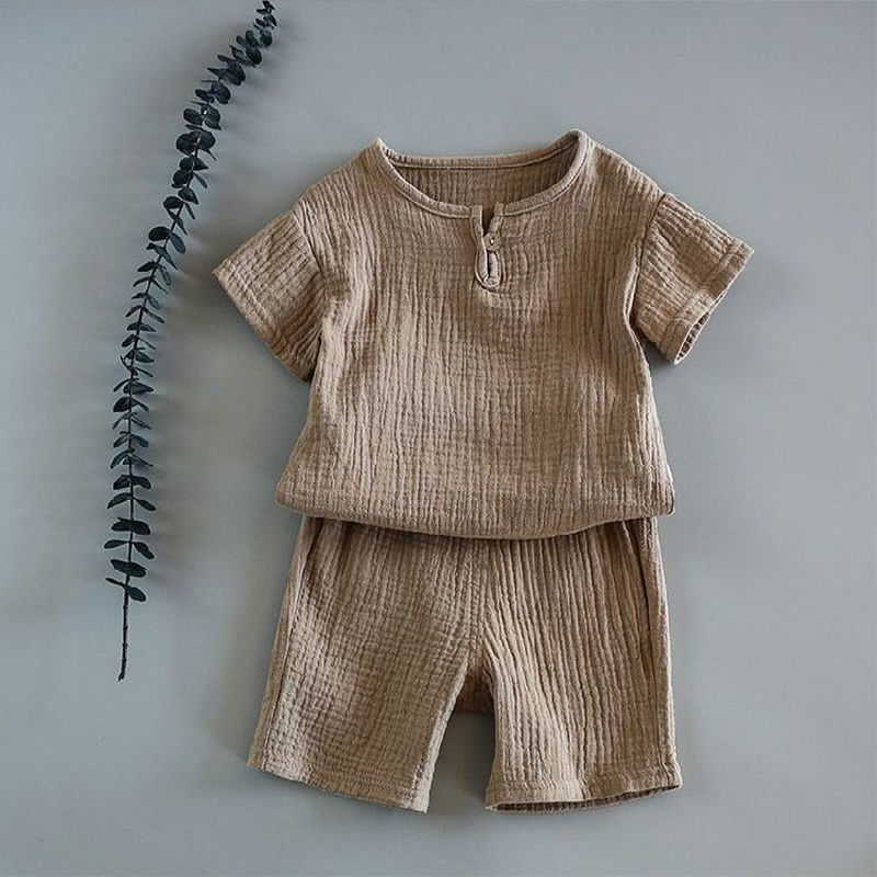 Gauze Summer Set – Tee & Shorts