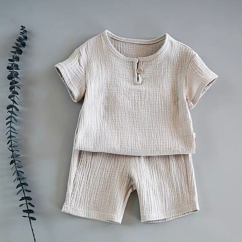 Gauze Summer Set – Tee & Shorts