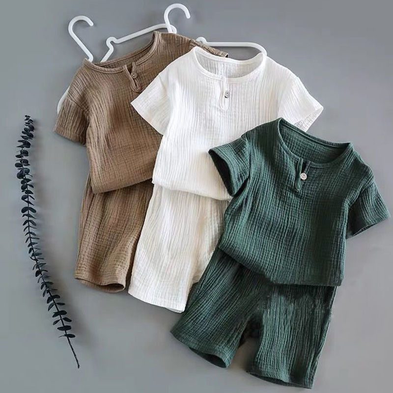 Gauze Summer Set – Tee & Shorts