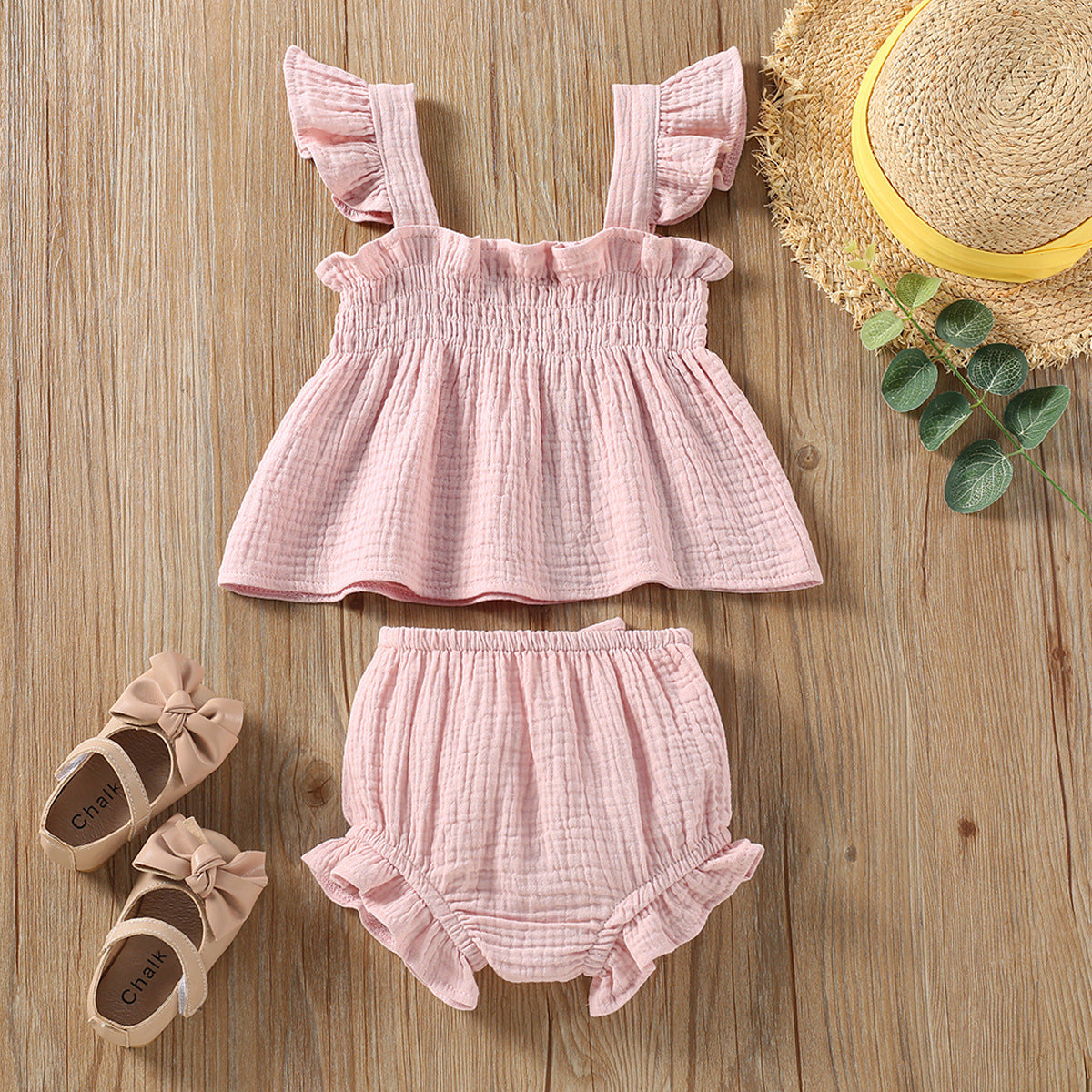 Ruffle Baby Set – Sling Top and Bloomers