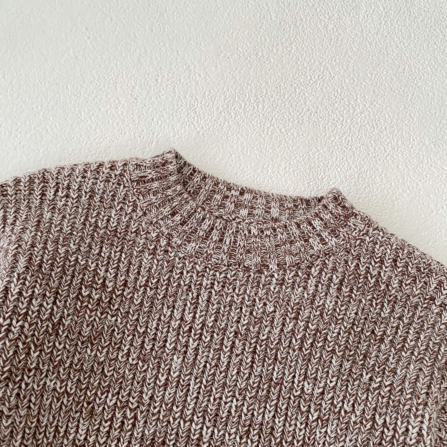 Knitted Baby Set – Pullover, Bottoms & Pom-Pom Hat