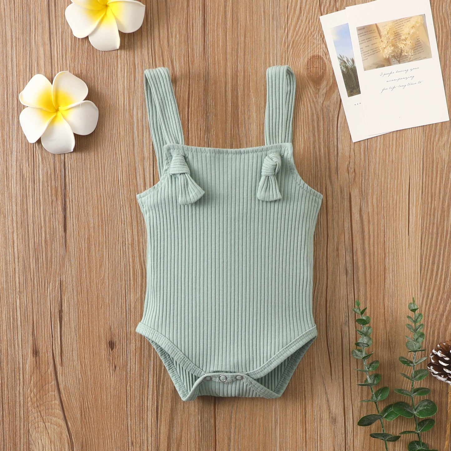 Sleeveless Cotton Baby Romper