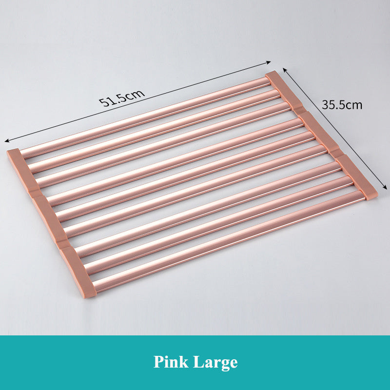 Foldable Over-Sink Drain Rack