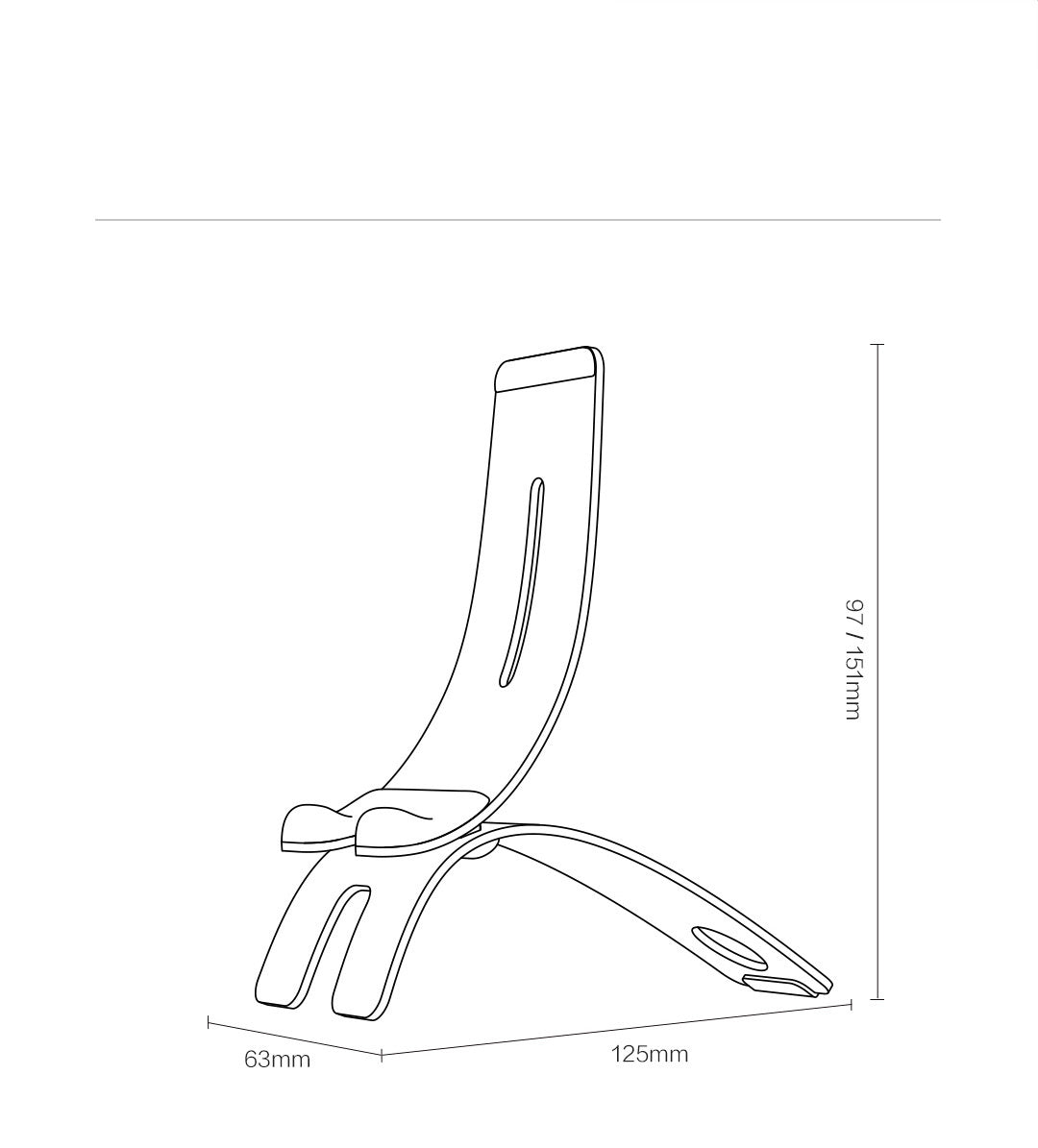 Aluminium Phone Holder