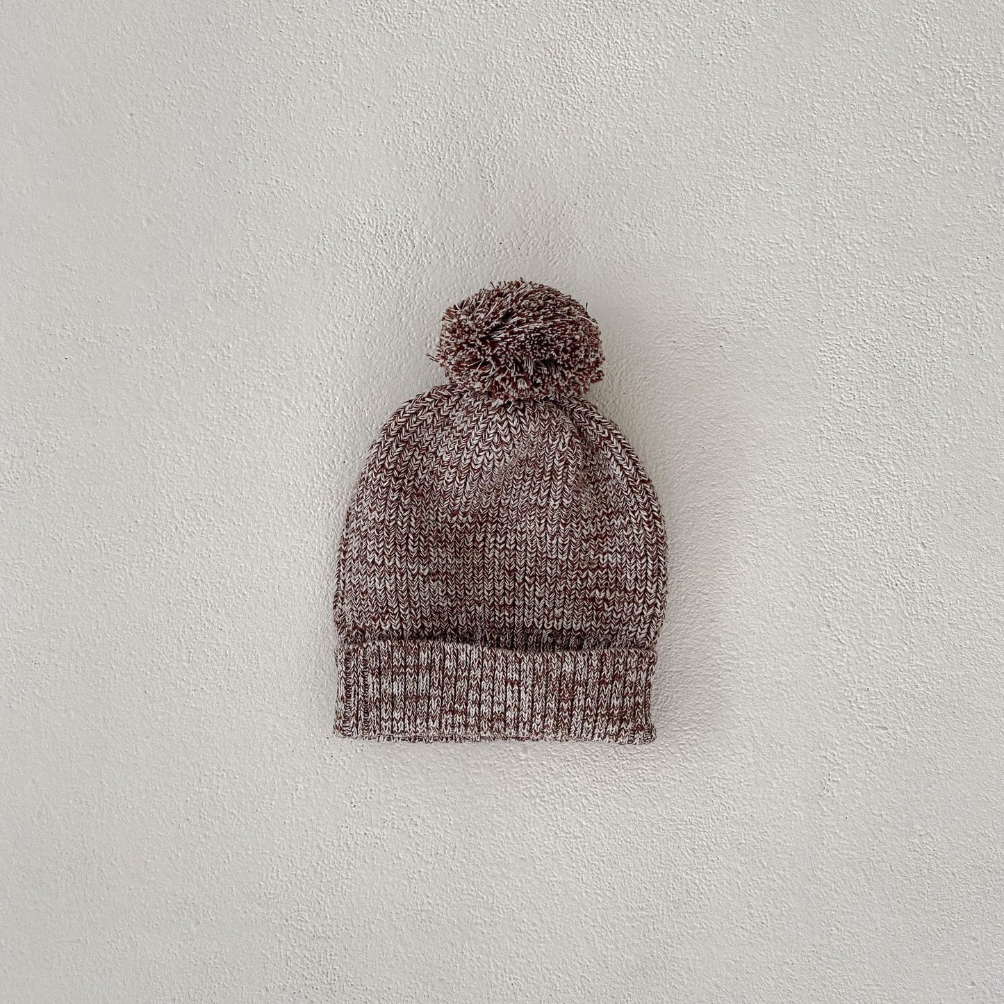 Knitted Baby Set – Pullover, Bottoms & Pom-Pom Hat