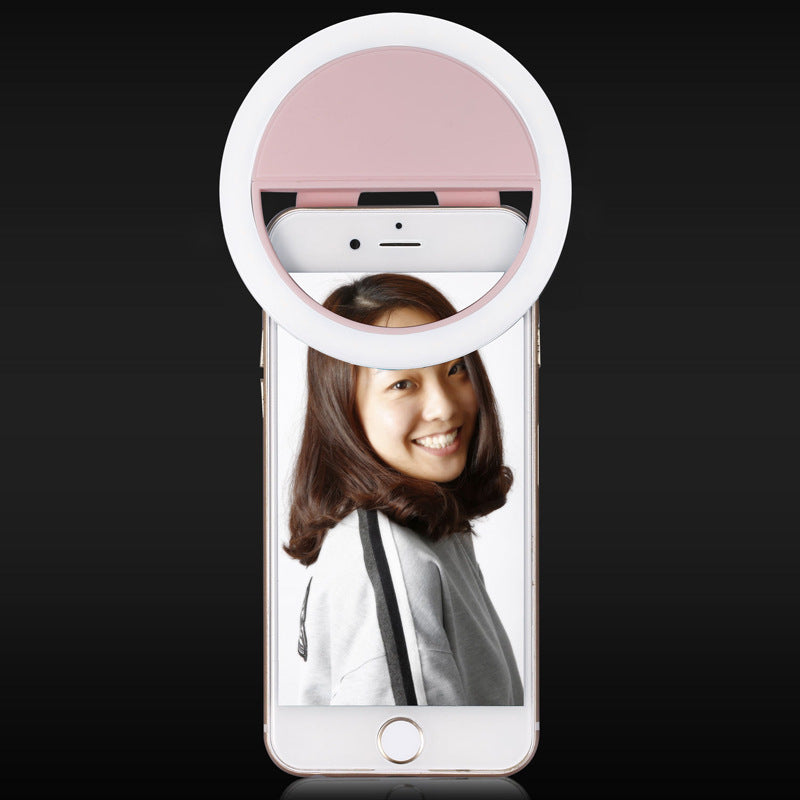 Clip-On Ring Light for Phone & Laptop - Rechargeable
