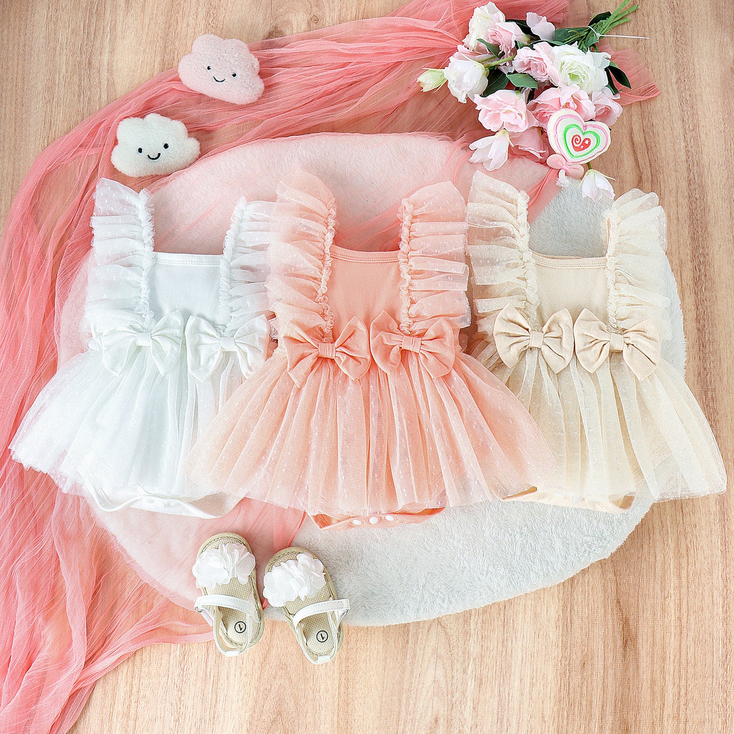 Baby Sleeveless Princess Tutu Romper
