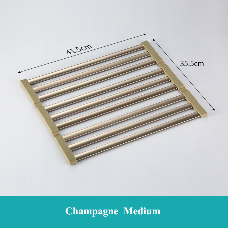 Foldable Over-Sink Drain Rack
