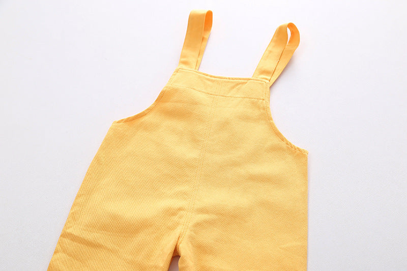 Boys' Top & Overalls Outfit Set