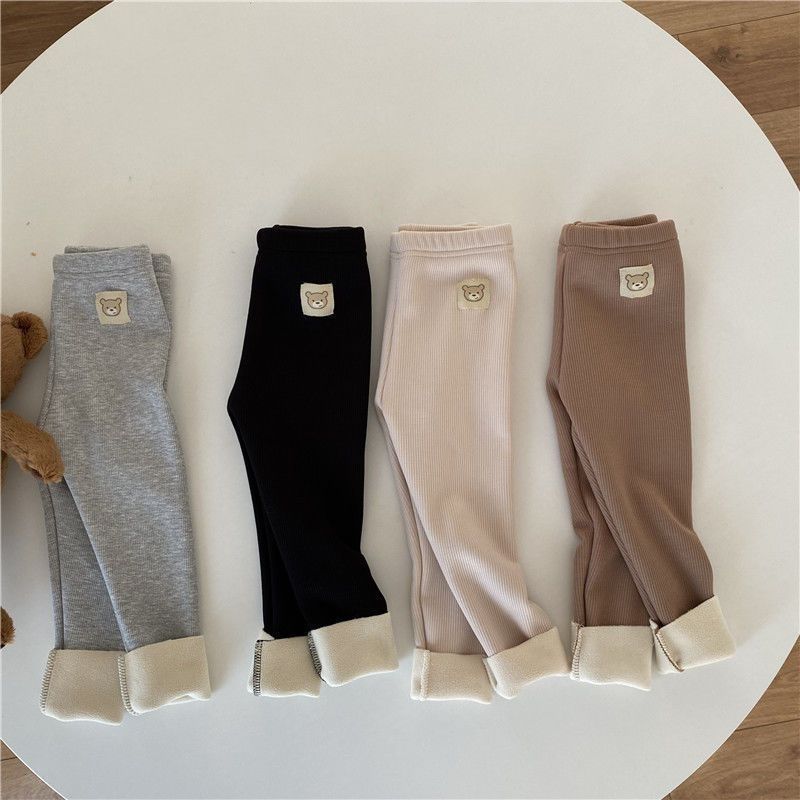 Girls' Fleece-Lined Fashion Leggings