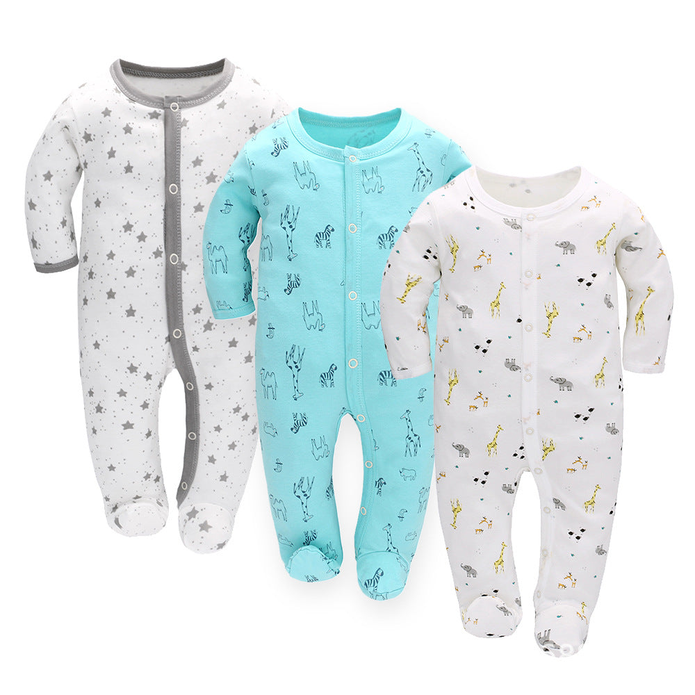 Baby Long Sleeve Cotton Jumpsuits