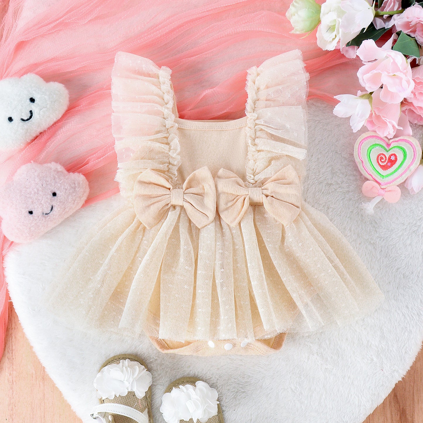 Baby Sleeveless Princess Tutu Romper