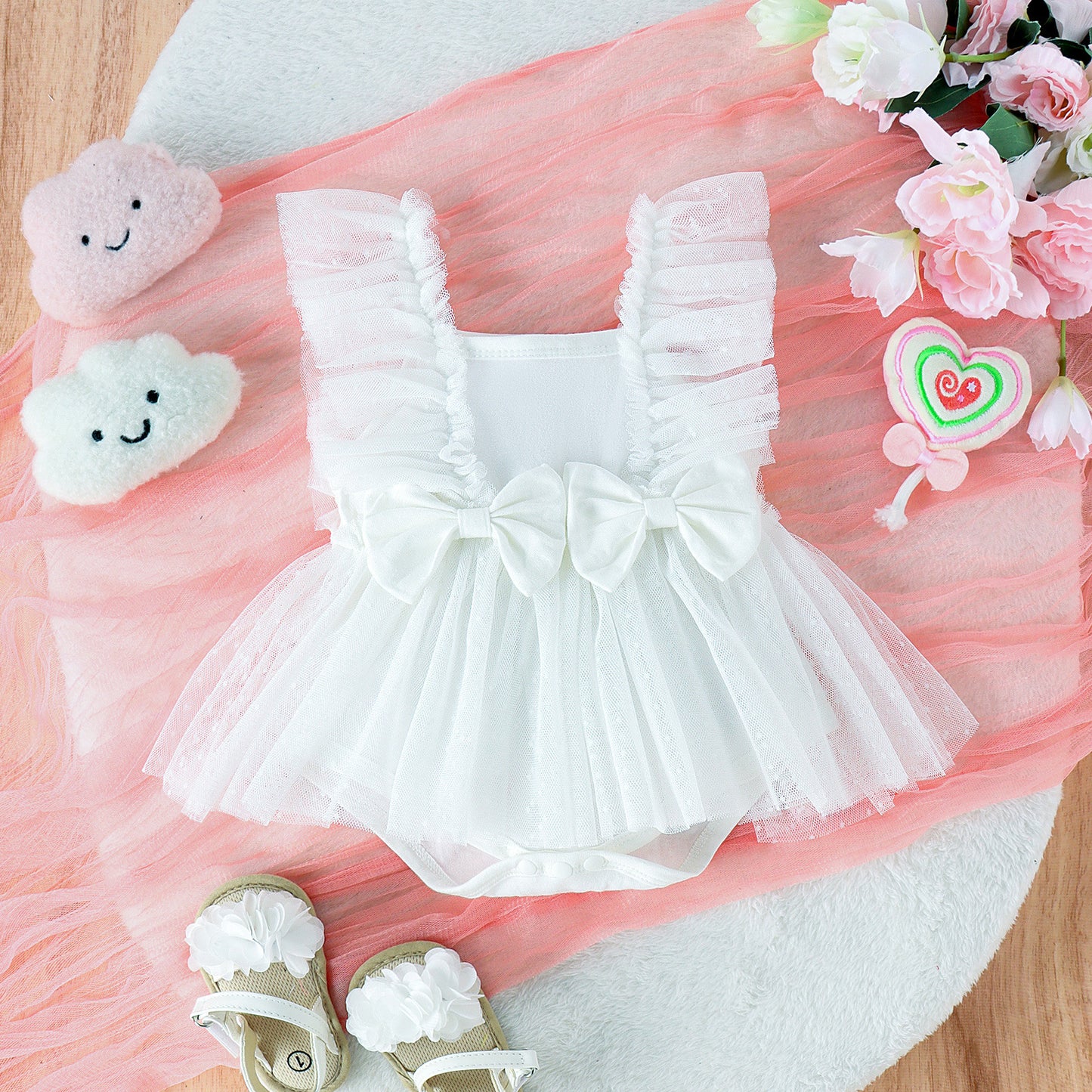 Baby Sleeveless Princess Tutu Romper