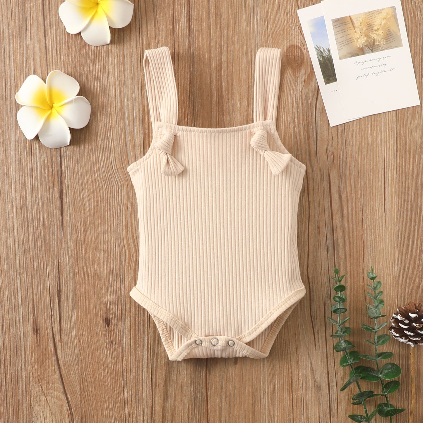 Sleeveless Cotton Baby Romper