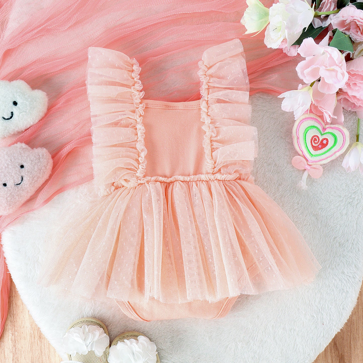 Baby Sleeveless Princess Tutu Romper