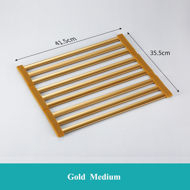 Foldable Over-Sink Drain Rack