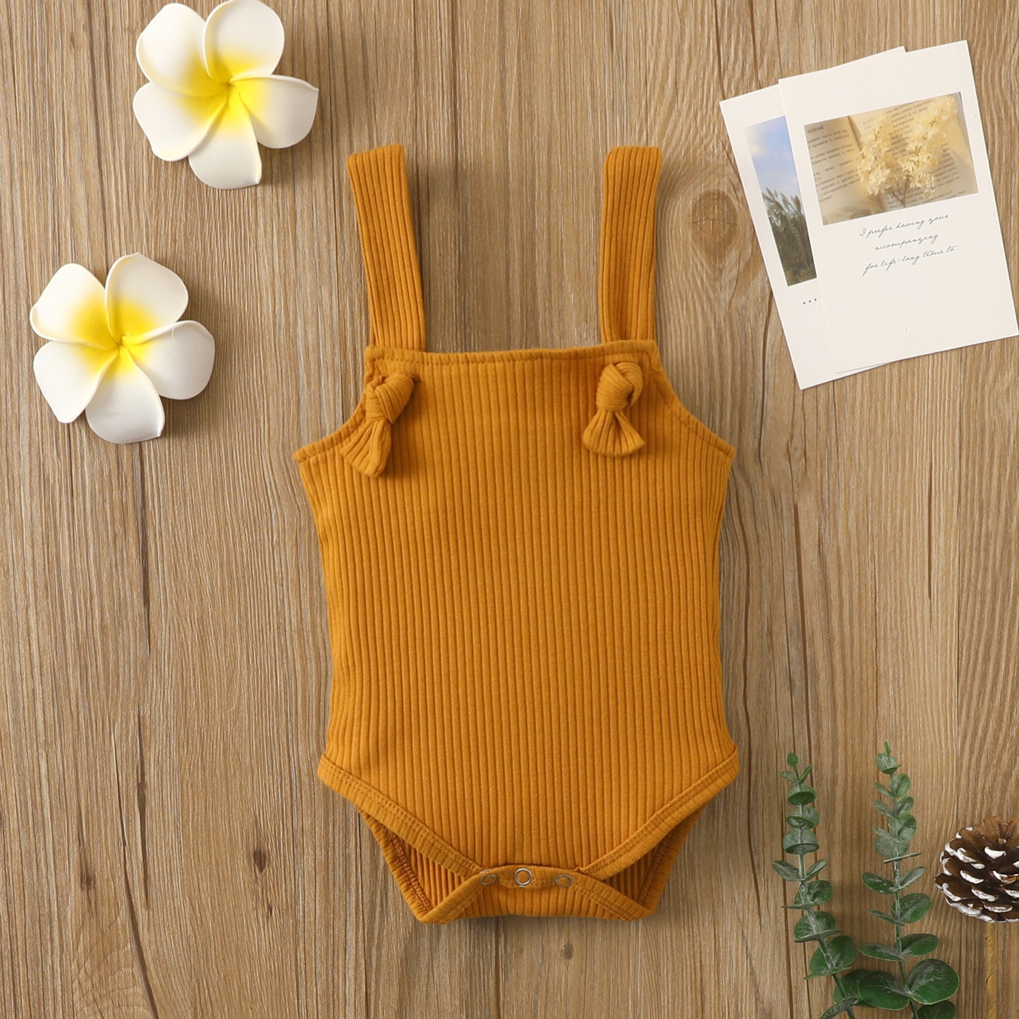 Sleeveless Cotton Baby Romper