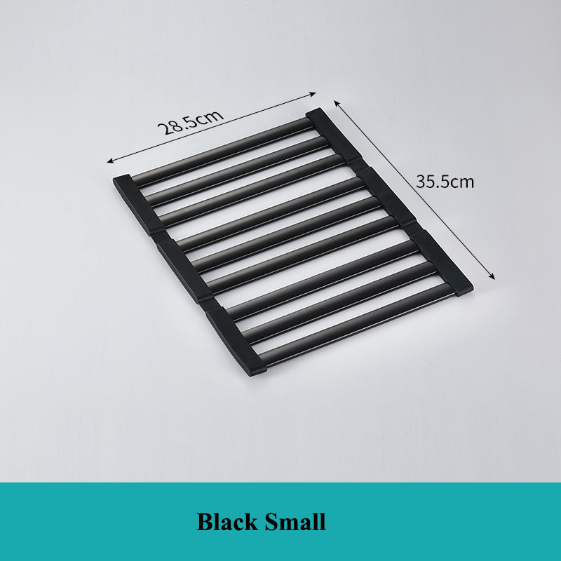 Foldable Over-Sink Drain Rack