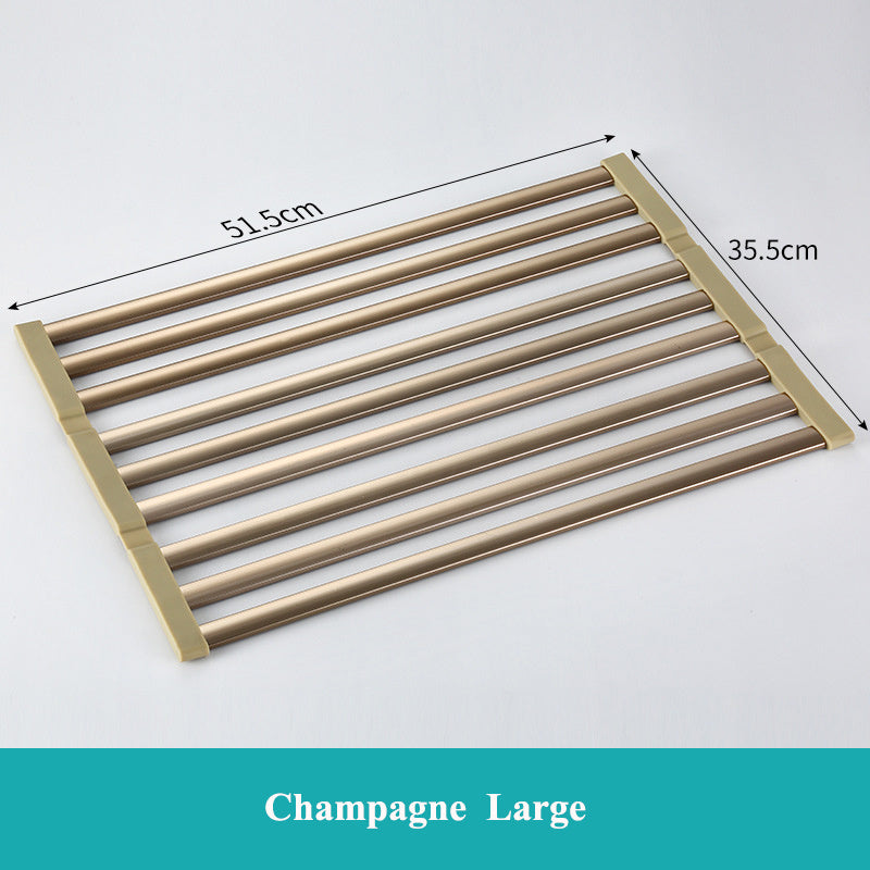 Foldable Over-Sink Drain Rack