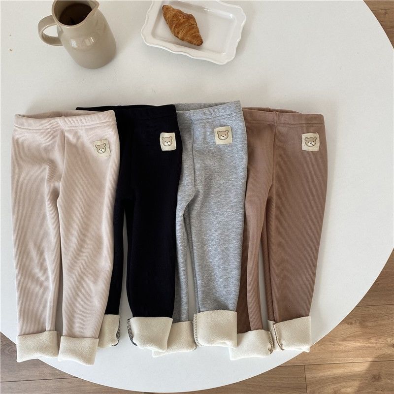 Girls' Fleece-Lined Fashion Leggings