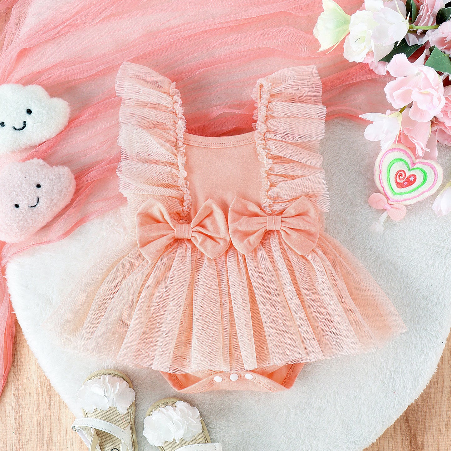 Baby Sleeveless Princess Tutu Romper