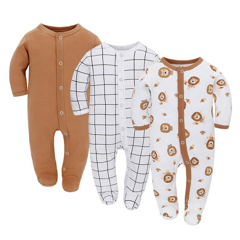 Baby Long Sleeve Cotton Jumpsuits