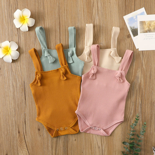Sleeveless Cotton Baby Romper