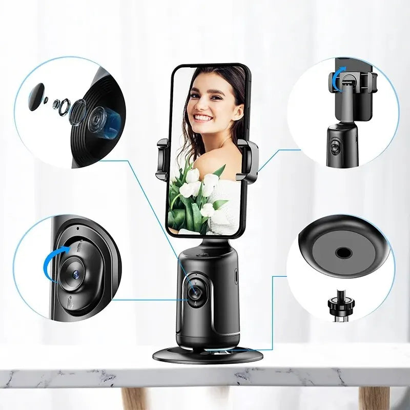 360° AI Auto Tracking Phone Gimbal