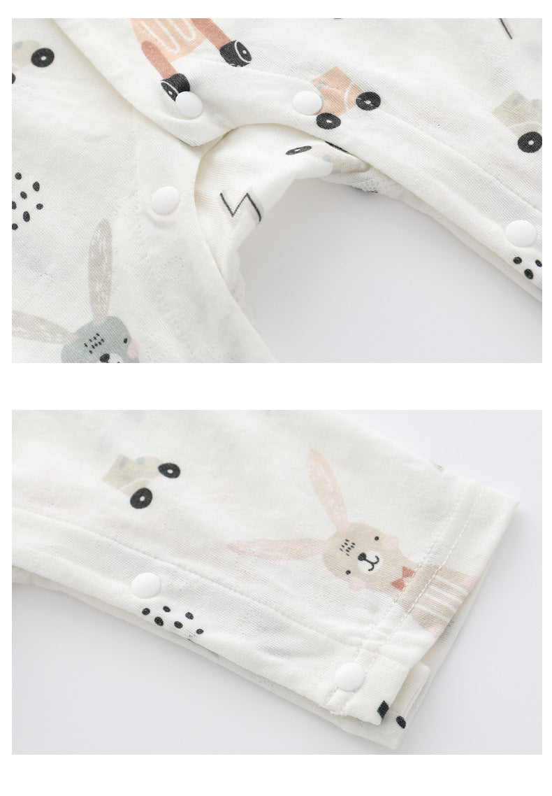 Light and Soft Bamboo Fiber Baby Jumpsuit